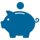 a graphic of a piggy bank